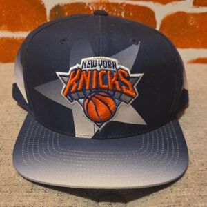 🎇 NY Knicks Cap - Mitchell & Ness - Blue/Orange/White - One Size Fits All 🎇